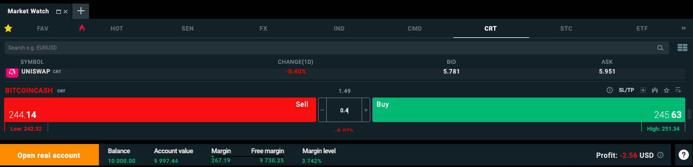 Tốc độ giao dịch Bitcoincash vô cùng nhanh chóng