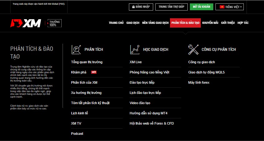 Sàn XM hỗ trợ khách hàng chu đáo qua nhiều cách thức