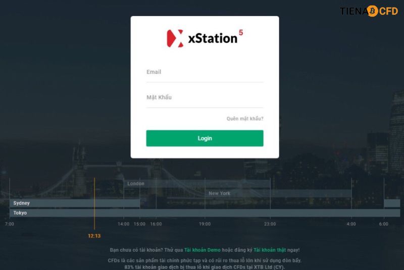 Đăng nhập tài khoản xstation