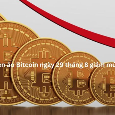 Giá tiền ảo Bitcoin ngày 29 tháng 8 giảm mức 26k usd